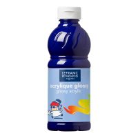Błyszcząca farba akrylowa Lefranc & Bourgeois 500 ml - Ultramarine